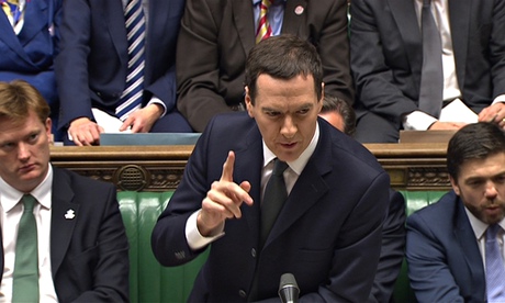 George Osborne delivers his autumn statement to parliament