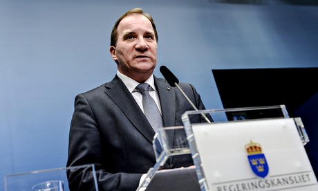 Sweden's prime minister Stefan Lofven