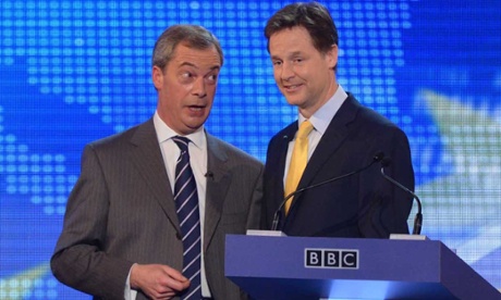 Nigel Farage and Nick Clegg