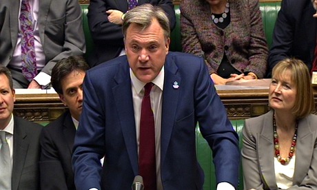 Ed Balls, Autumn statement