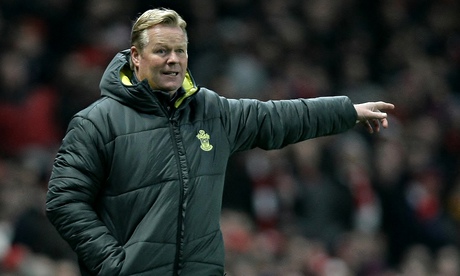 Ronald Koeman gives Southampton directions