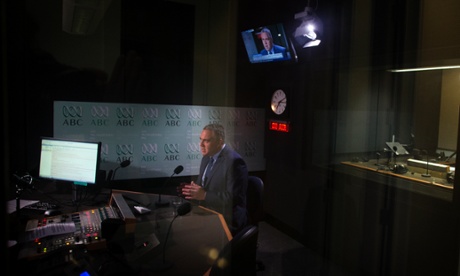 The Treasurer Joe Hockey during an interview in the press gallery of Parliament House in Canberra this morning, Thursday 4th December 2014