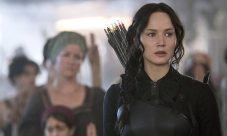 Crowd-pleaser ... Lawrence in The Hunger Games: Mockingjay, part 1