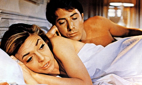 Dustin Hoffman and Anne Bancroft in The Graduate