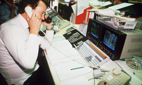 A London stockbroker with all the latest gadgets in 1986.
