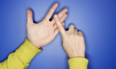 If schools taught sign language, deaf people would be less isolated. Photograph: Getty Images/Altren