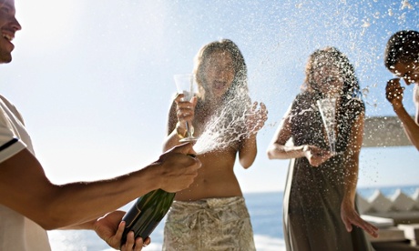Ring in the New Year with some sparkling wine. 