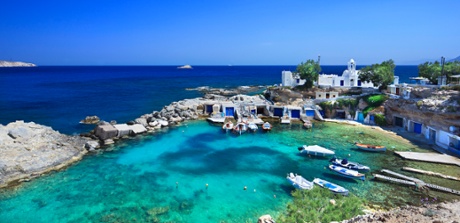 The unspoilt Greek island of Milos is now easier to reach thanks to budget flights to Mykonos.