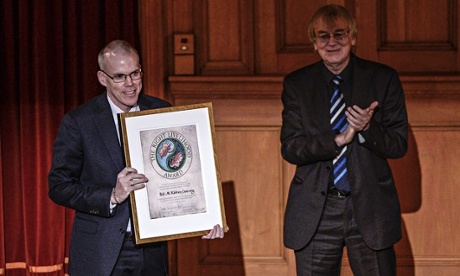 US environmentalist Bill McKibben receives the Right Livelihood Award 