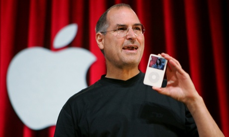 steve jobs with iPod