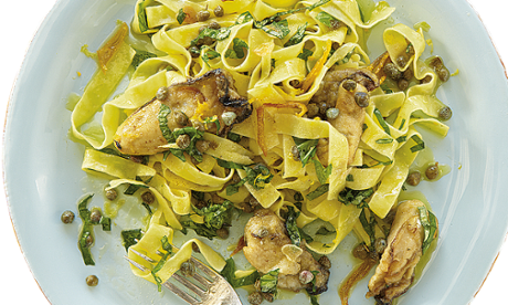 Yotam Ottolenghi's fetuccine with oysters and lemon