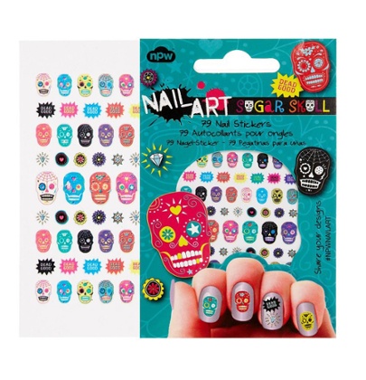 Sugar Skull Nail Stickers