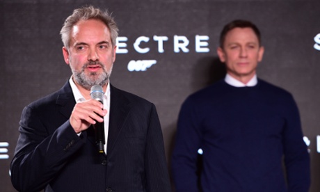 Sam Mendes and Daniel Craig at the Spectre announcement.