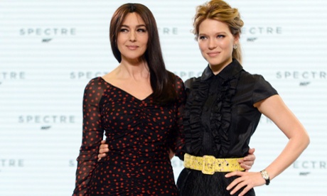 And then there were none … Monica Bellucci and Lea Seydoux at the Spectre press conference.