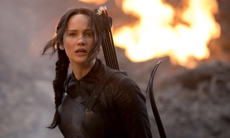 Jennifer Lawrence in The Hunger Games: Mockingjay Part 1