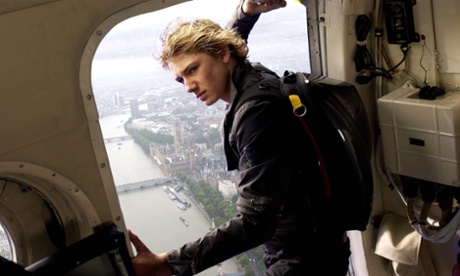 Alex Pettyfer in a still from Stormbreaker