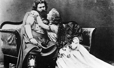Ludwig and Malvina Schnorr von Carolsfeld as Tristan und Isolde, 1865.