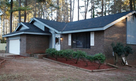 The Jonesboro, Georgia home where a 13-year-old boy who reportedly had been missing for four years was found by police.