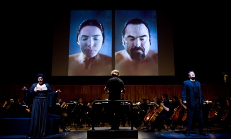 Violeta Urmana (isolde), Gary Lehman (Tristan); and onductor in Esa-Pekka Salonen performing Tristan und Isolde.