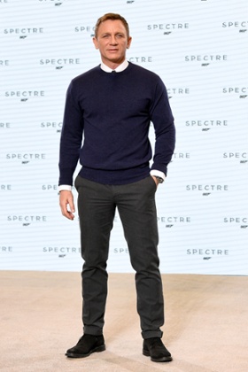 Craig doing normcore on the red carpet.