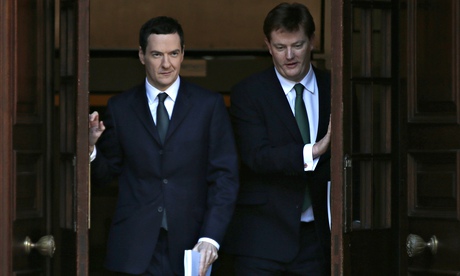 Chancellor George Osborne and chief secretary of the Treasury Danny Alexander