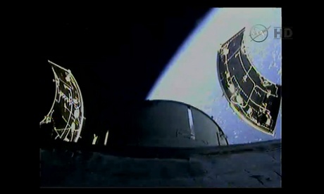 The service panel separation following the launch of Orion.