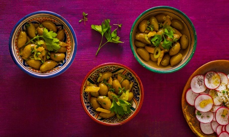 Green Olives with Preserved Lemon