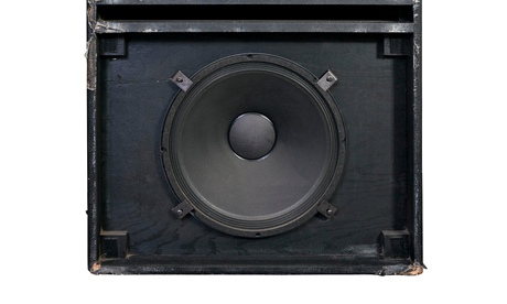 Giant bass speakers.