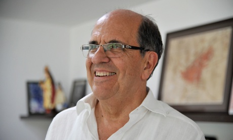 Cali Mayor, Dr Rodrigo Guerrero on his office at City Hall in Cali, Colombia, on December 4, 2014