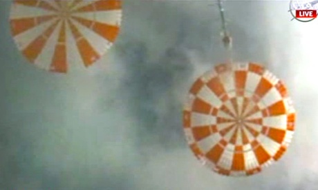 Orion's splashdown