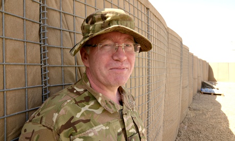 ‘It’s like riding a tiger’ … Lt Col Quinn in The Billion Pound Base: Dismantling Camp Bastion. Photo