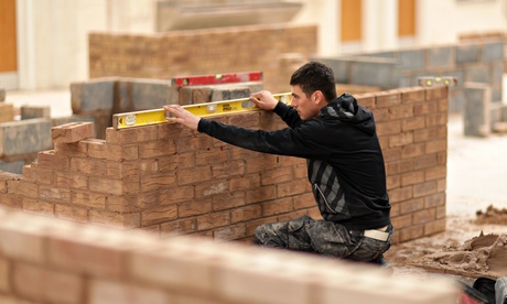Trainee bricklayer