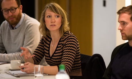 John Quilter, Hayley Lloyd House and John Shillcock at the roundtable discussion: 'Building healthy food lifestyle brands'