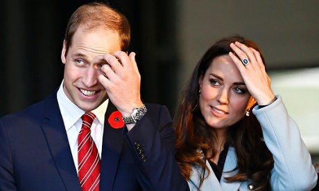 Prince WIlliam and the duchess of Cambridge