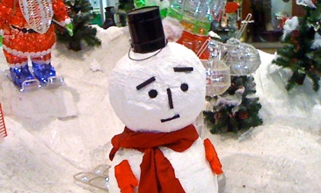 sad snowman