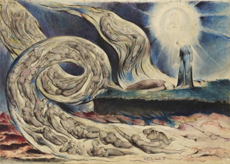 Circle of the Lustful   by Blake
