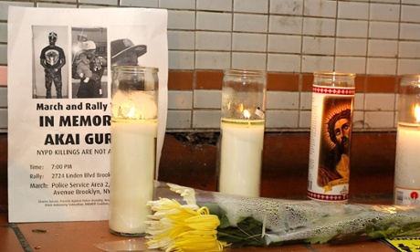 Akai Gurley was killed when a rookie officer's gun went off by mistake, according to the NYPD.