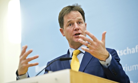 Nick Clegg Visits Berlin