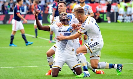 LA Galaxy celebrate