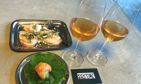 Starters at hip new Hobart restaurant - the Franklin. 