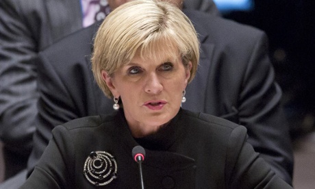 Julie Bishop on the world stage