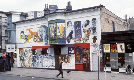 The Wall of Respect in Chicago, a mural conceived by The Organisation of Black American Culture, 1967.