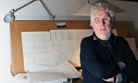 Harrison Birtwistle whose is 80 this year at home in Wiltshire