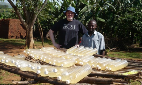 Solar water disinfection (SODIS).