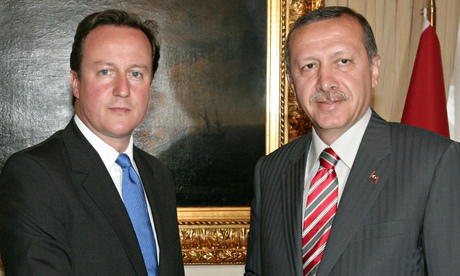 David Cameron and Recep Tayyip Erdogan