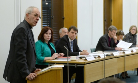 Justin Welby, the archbishop of Canterbury, speaking at the launch of the Feeding Britain report