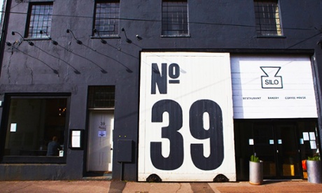 Exterior of Silo in Brighton with huge 'No 39' sign