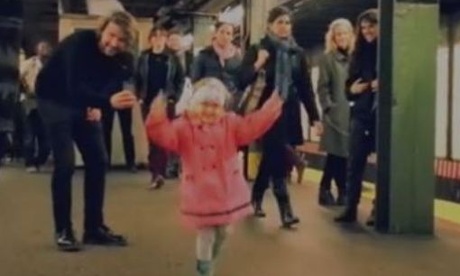 The girl at the Bedford stop.