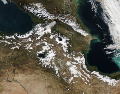Winter snows began to paint the landscape of Asia Minor in early November, 2014.