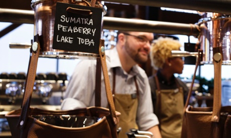 Barista in Starbucks. Hey, maybe he’ll spell your name correctly this time!